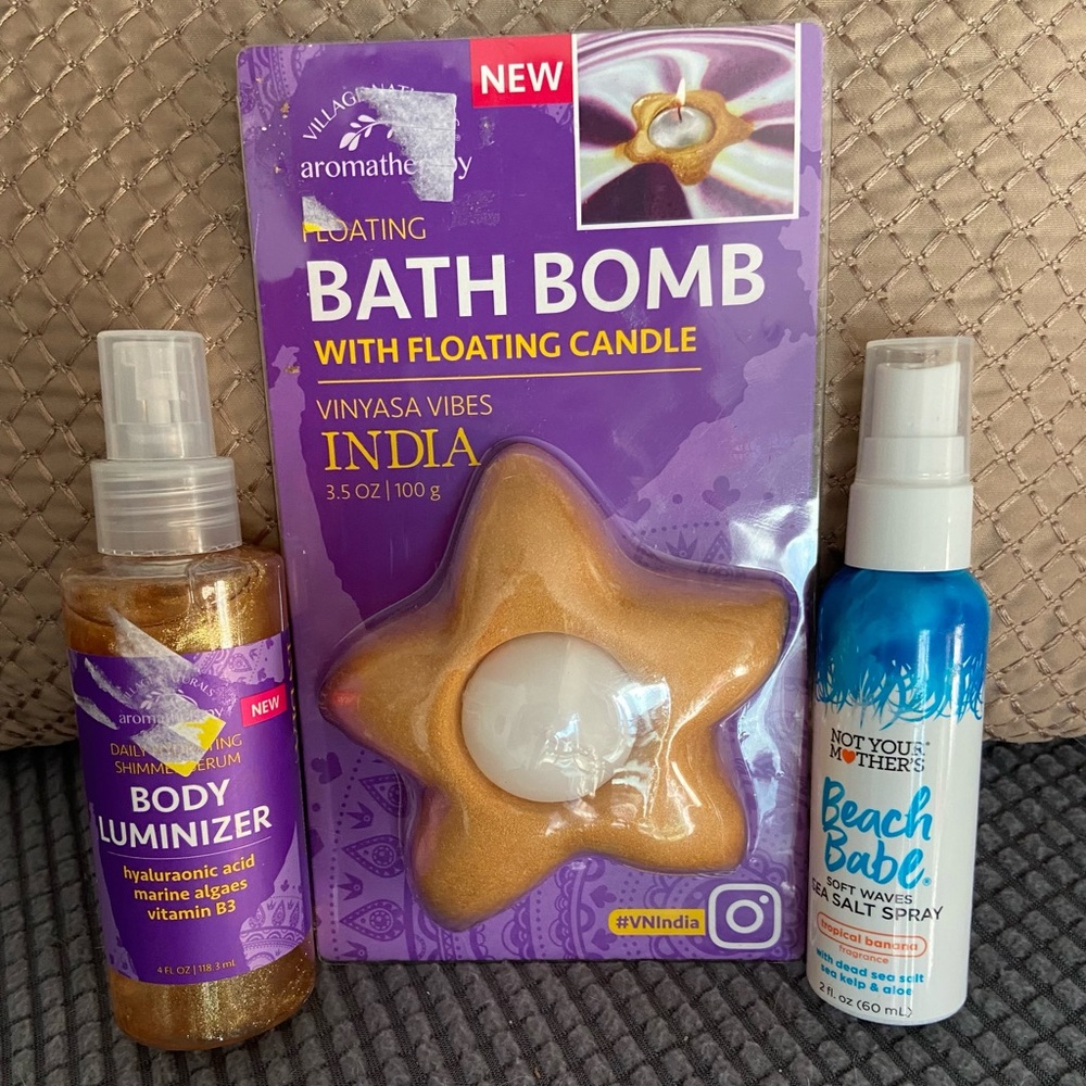 New 3 Piece Bath, Body & Hair Set